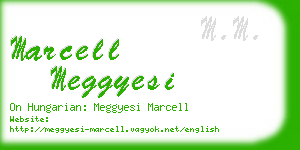 marcell meggyesi business card